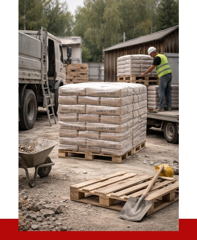 Купить цемент М400 в Губахе от 4354 р. с доставкой | ПРОНЕРУДГбх