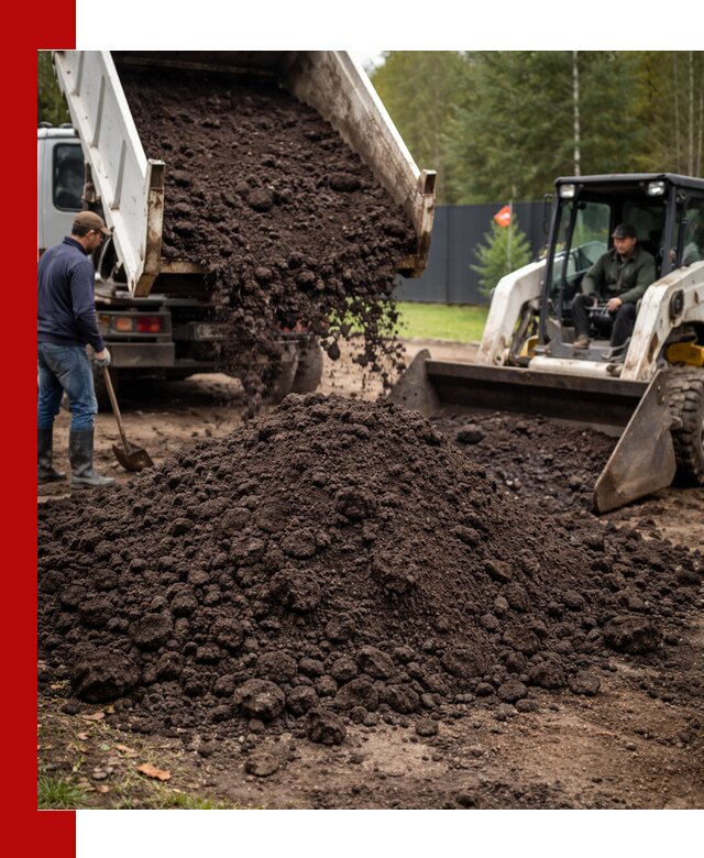 Плодородный грунт с доставкой в Губахе для садов и огородов