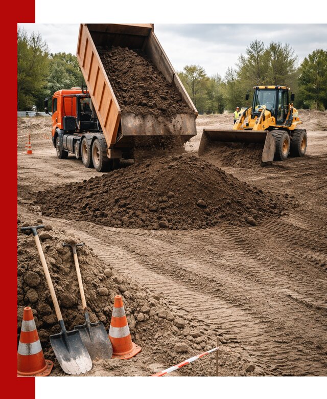 Поставка и доставка планировочного грунта в Губахе