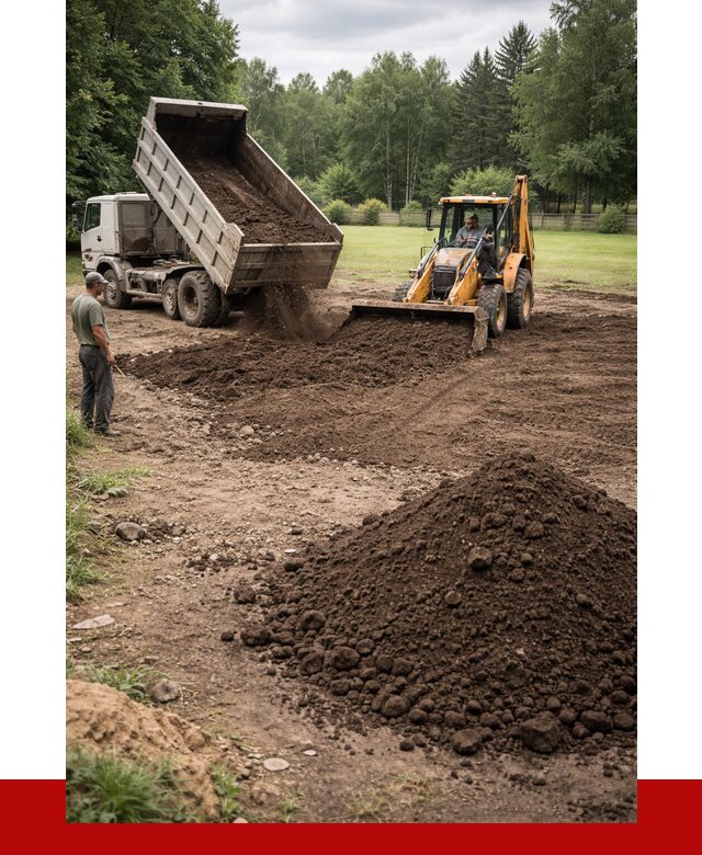 Грунт для выравнивания участка в Губахе от 1244 р. | ПРОНЕРУДГбх