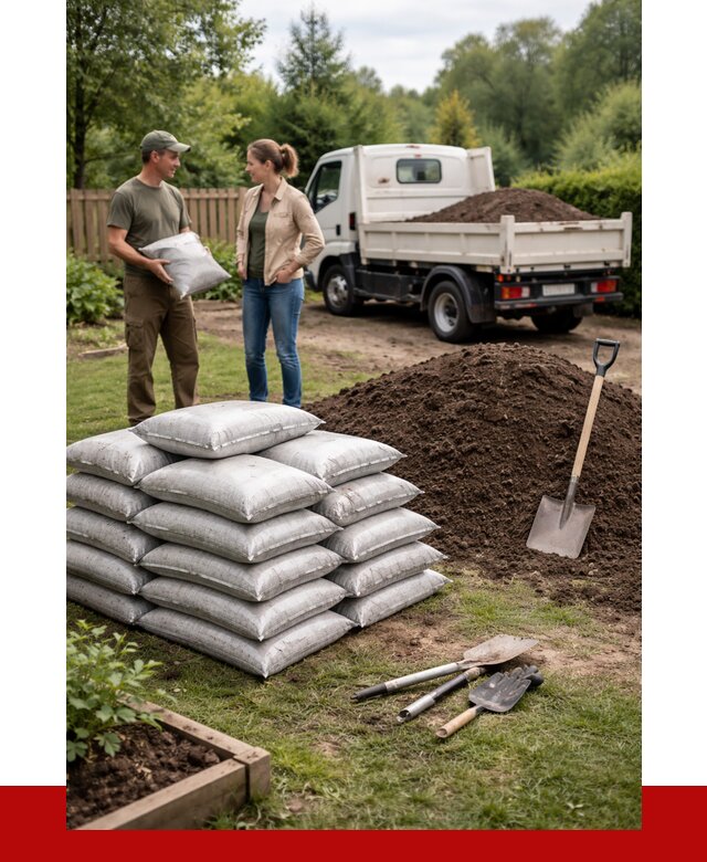 Садовая земля в Губахе от 1244 р. с доставкой оптом | ПРОНЕРУДГбх