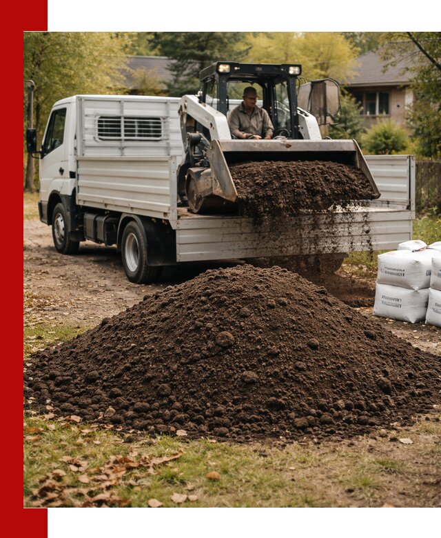 Доставка садовой земли в больших объёмах в Губахе