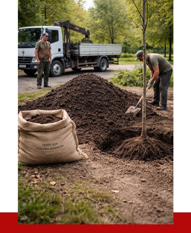 Грунт для посадки деревьев в Губахе от 1244 р. | ПРОНЕРУДГбх
