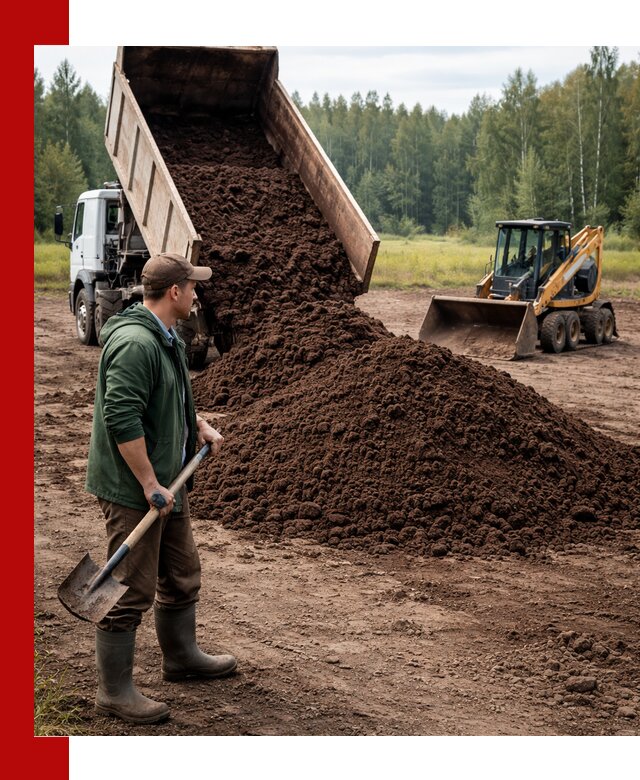 Купить верховой торф с доставкой в Губахе для садоводства и растений