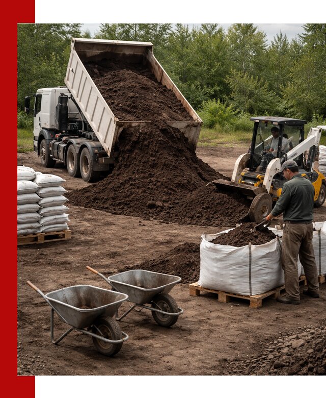 Доставка и продажа торфогрунта в Губахе оптом и в розницу