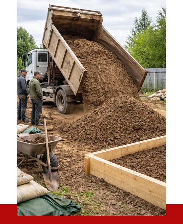Торфо песчаная смесь в Губахе с доставкой от 1918 р. | ПРОНЕРУДГбх