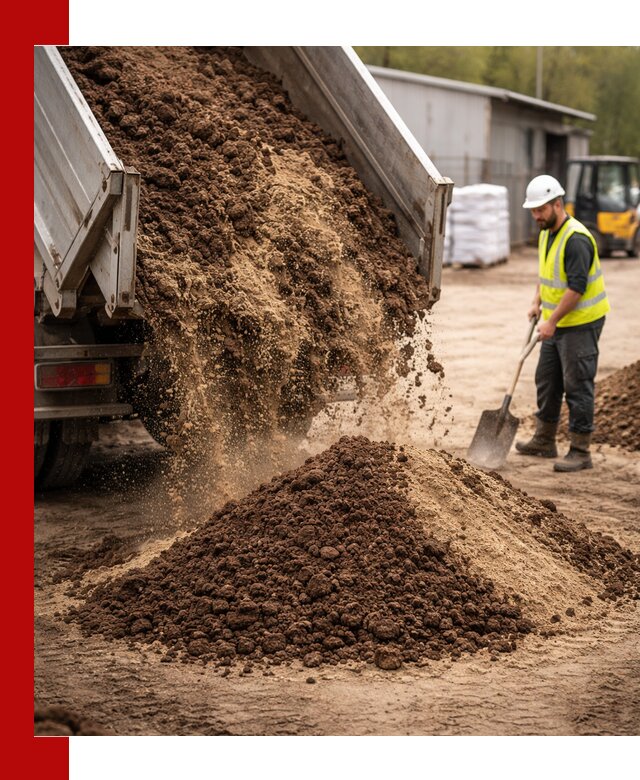 Доставка торфо-песчаной смеси в Губахе для строительства и озеленения