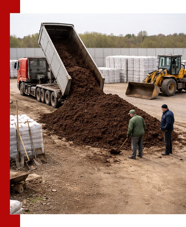 Доставка торфяных смесей оптом и в розницу в Губахе