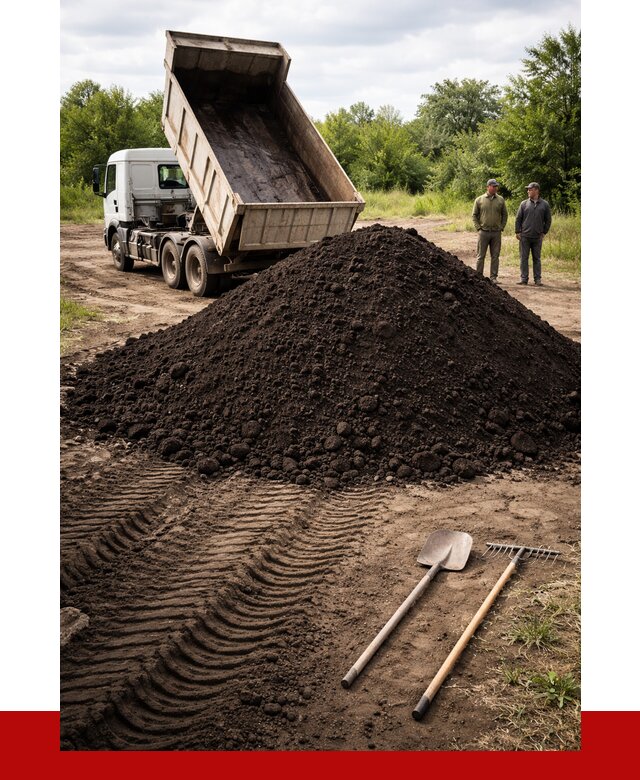 Купить чернозем навалом в Губахе от 1244 р. за куб | ПРОНЕРУДГбх