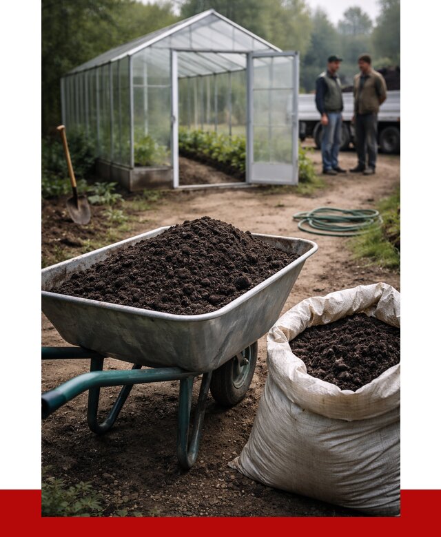 Чернозем для теплицы в Губахе с доставкой от 1555 р. | ПРОНЕРУДГбх