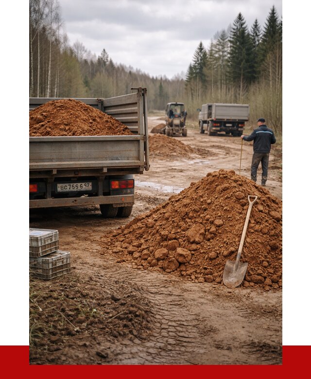 Глина и суглинки в Губахе от 4665 р. за куб | ПРОНЕРУДГбх