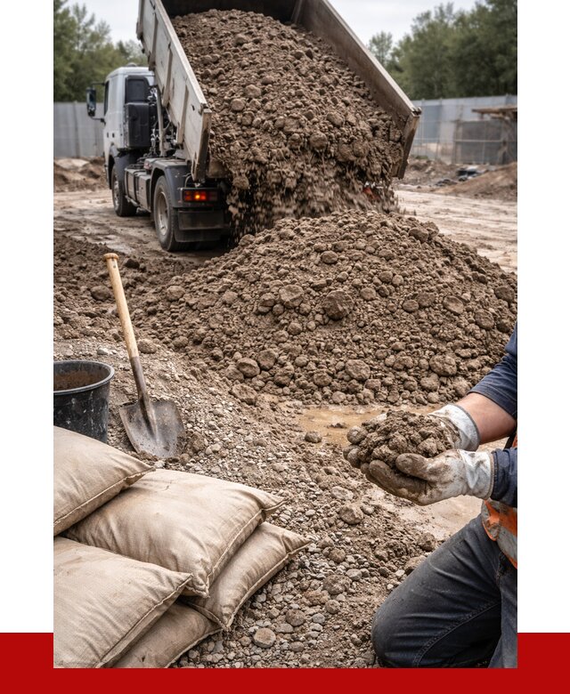 Купить глина для засыпки в Губахе от 1244 р. за куб | ПРОНЕРУДГбх