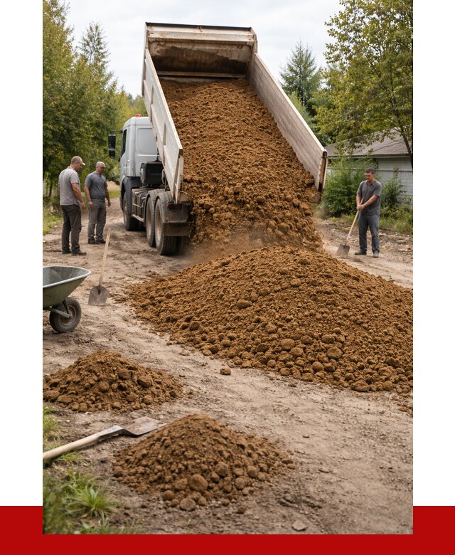 Купить суглинок с доставкой в Губахе от 2592 р. за куб | ПРОНЕРУДГбх