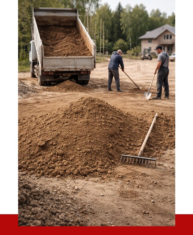 Суглинок для планировки в Губахе с доставкой от 4354 р. | ПРОНЕРУДГбх