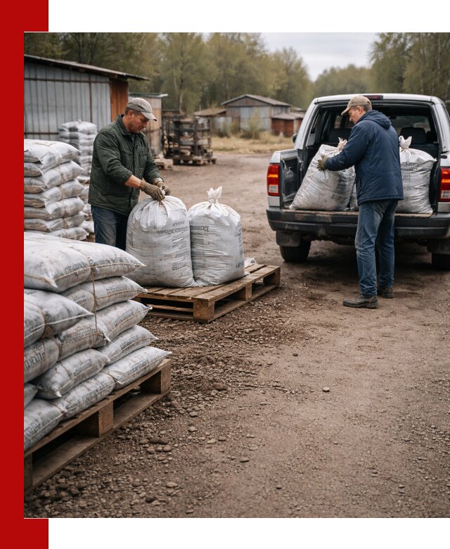 Купить конский навоз в мешках с доставкой в Губахе