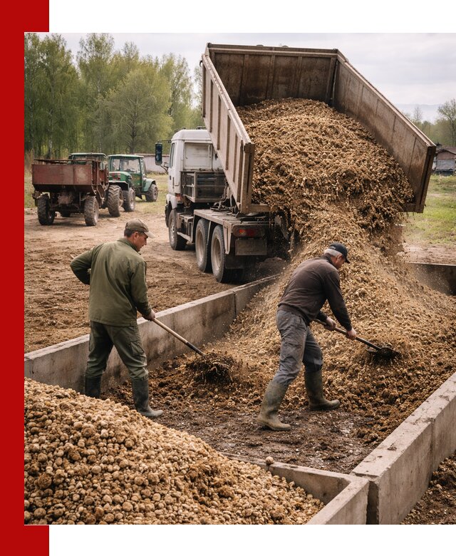 Куриный помет с доставкой в Губахе оптом и в розницу