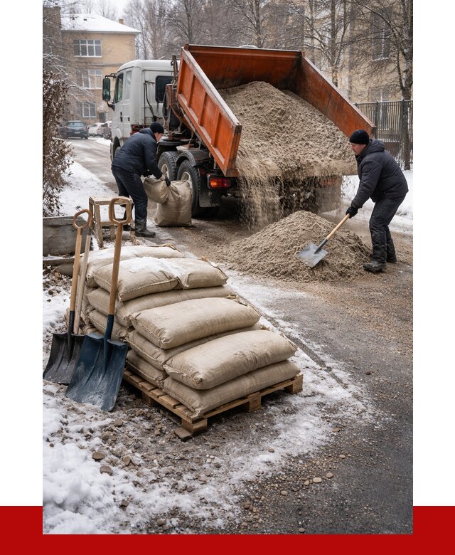 Противогололедные материалы оптом в Губахе от 4354 р. | ПРОНЕРУДГбх
