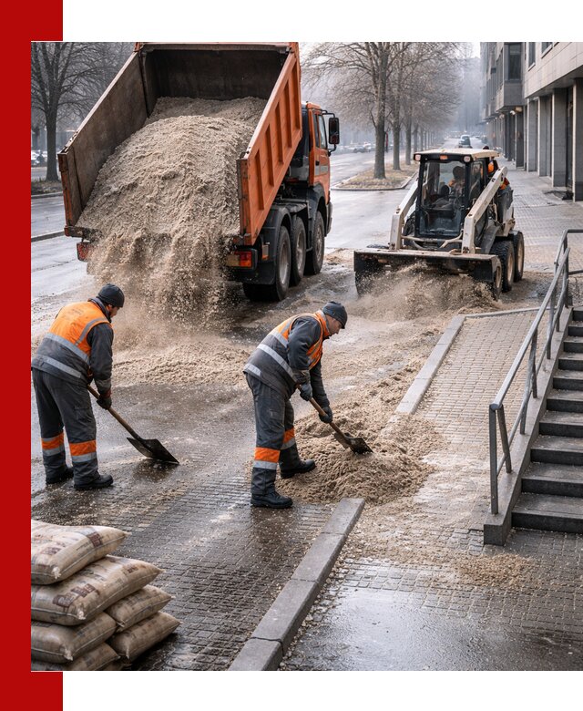 Поставка противогололедных материалов в Губахе