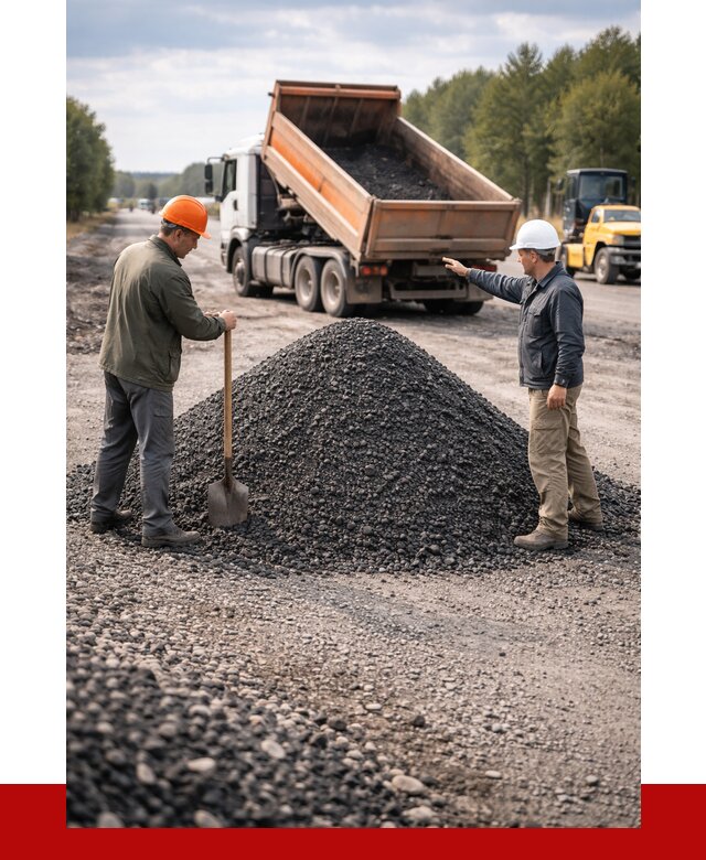 Купить асфальтовую крошку для дорог в Губахе от 4354 р. | ПРОНЕРУДГбх