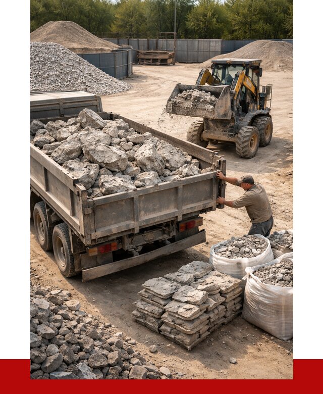 Купить бой бетона с доставкой в Губахе от 4976 р. | ПРОНЕРУДГбх