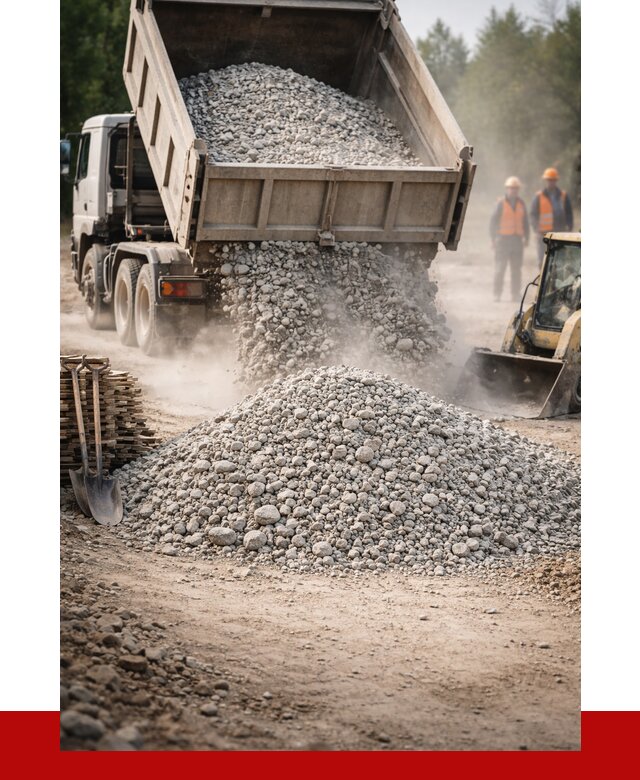 Купить дробленый бетон в Губахе от 1762 р./куб | ПРОНЕРУДГбх