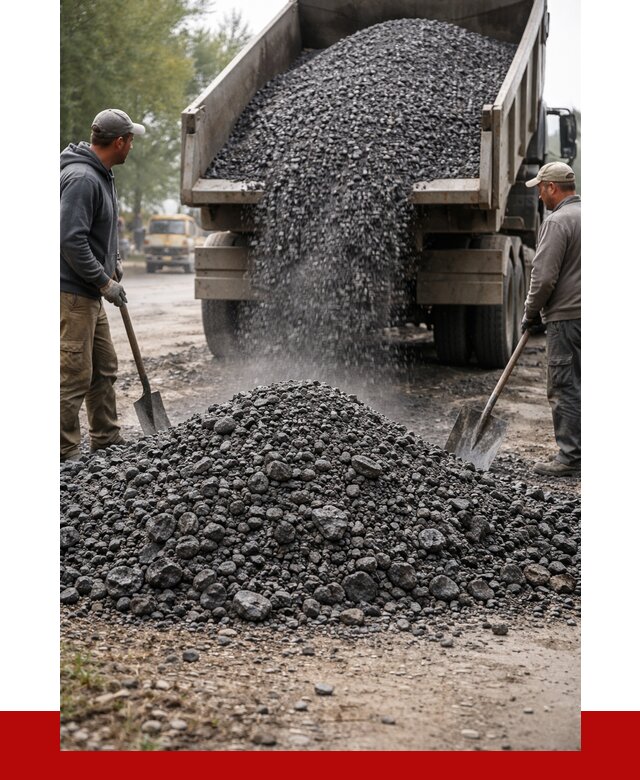 Дробленый асфальт в Губахе от 2902 р. с доставкой | ПРОНЕРУДГбх