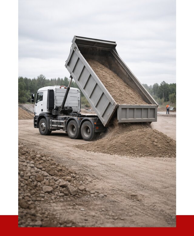 Доставка самосвалом 15 кубов в Губахе от 6738 руб. | ПРОНЕРУДГбх
