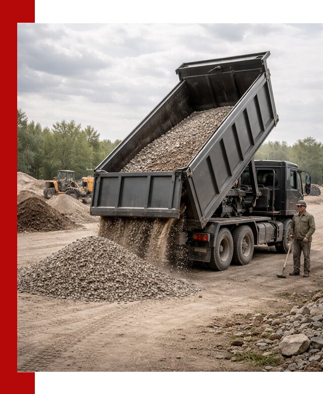 Доставка самосвалом 30 м3 по выгодным ценам в Губахе