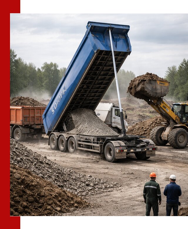 Аренда тонар 40 тонн в Губахе с доставкой материалов