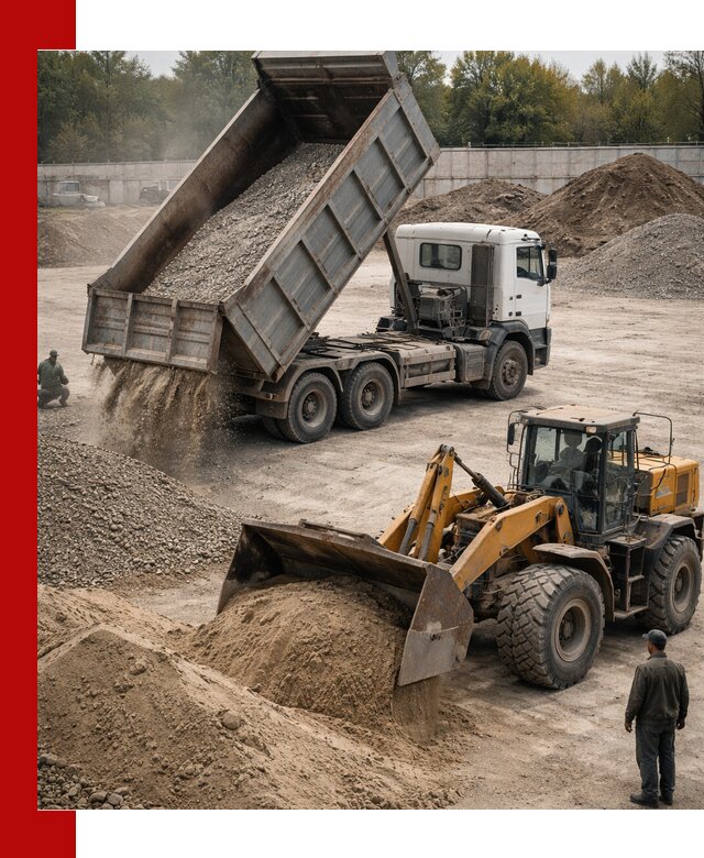 Перевозка сыпучих грузов самосвалами и бортовыми в Губахе