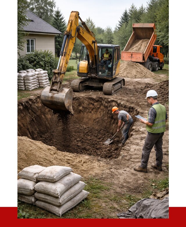 Рытье котлована в Губахе быстро от 4665 р. ПРОНЕРУДГбх