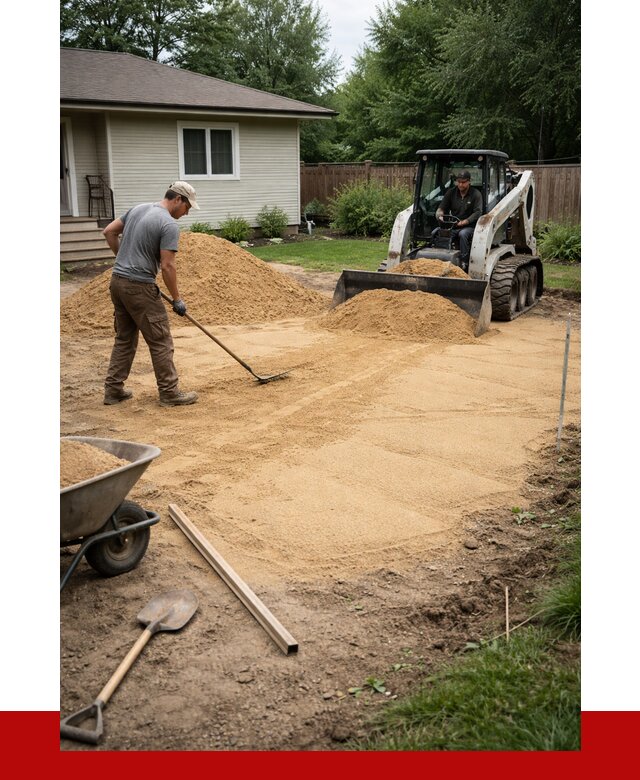 Отсыпка участка песком в Губахе, от 2592 р., ПРОНЕРУДГбх