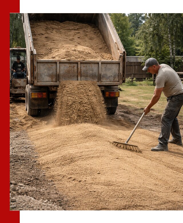 Отсыпка участка песком в Губахе быстро и качественно