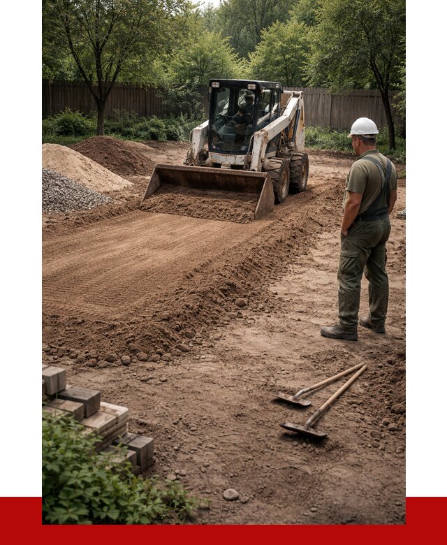 Выравнивание участка под ключ в Губахе от 3628 р. | ПРОНЕРУДГбх